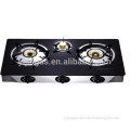 2016 style 3 Burners Glass top Gas Stove/cooker